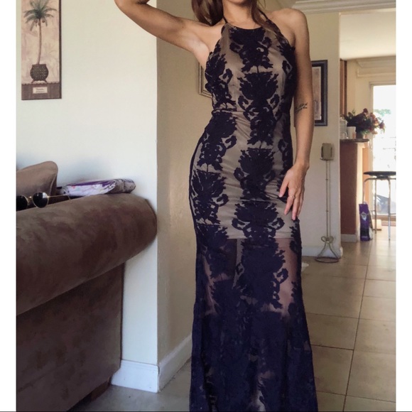 L'ATISTE Dresses & Skirts - LATISTE : navy lace party cocktail prom dress